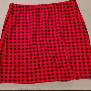 Checked Skirt